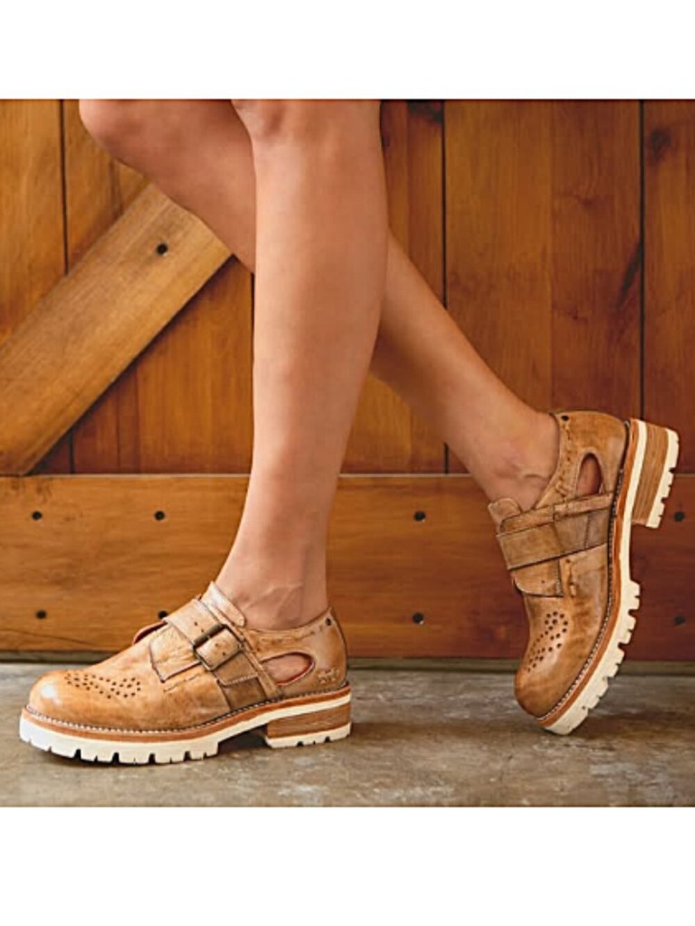 BED/STU Leather Dagny Casual Shoes